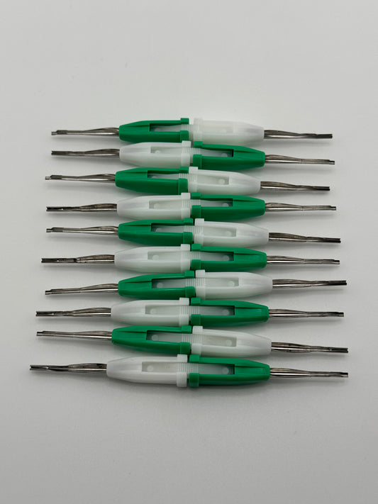 Insertion & Removal Tool (Pack of 10) M81969/1-04 - Green/White Metal - Size 22D